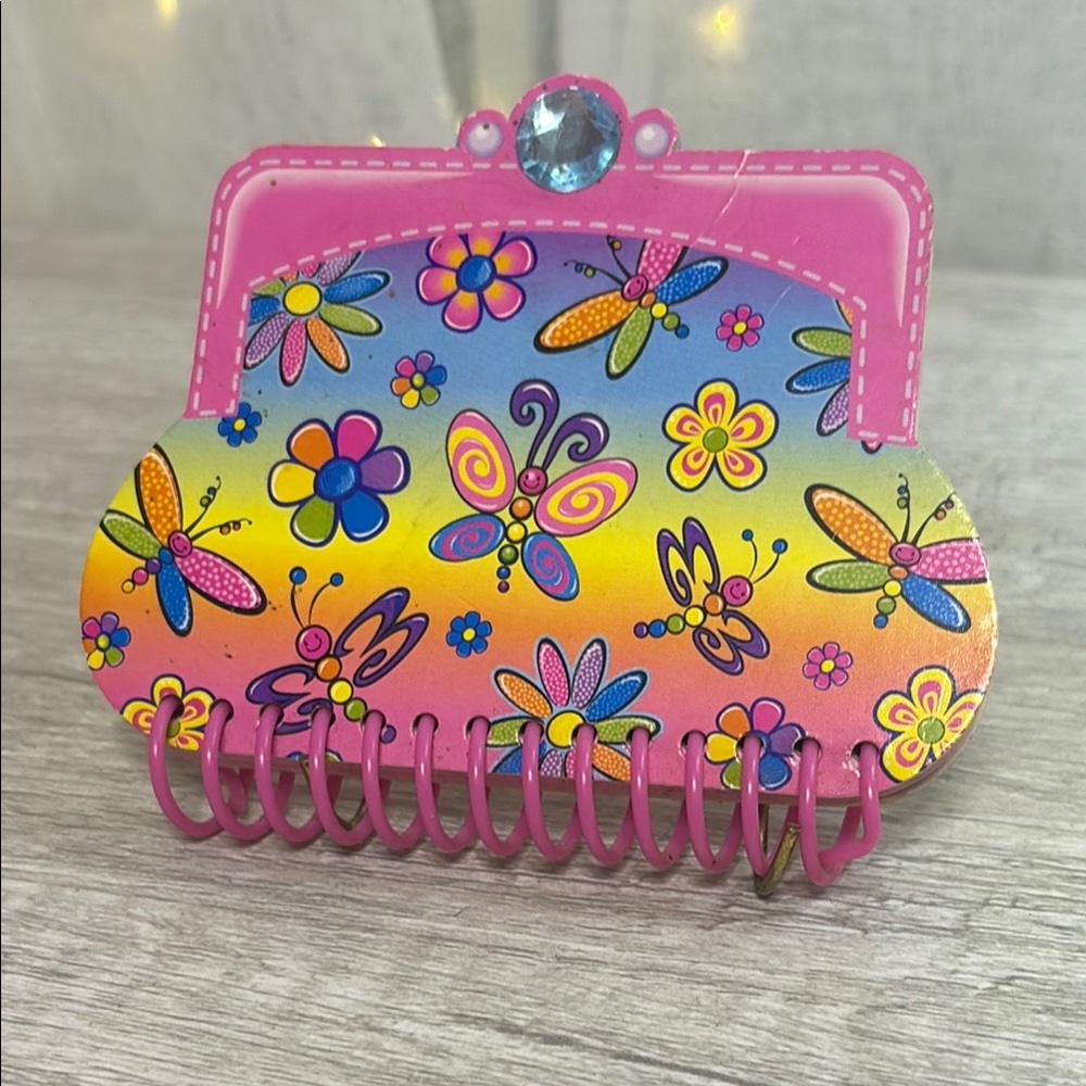 Lisa Frank Butterfly and Flower Purse Note Pad
